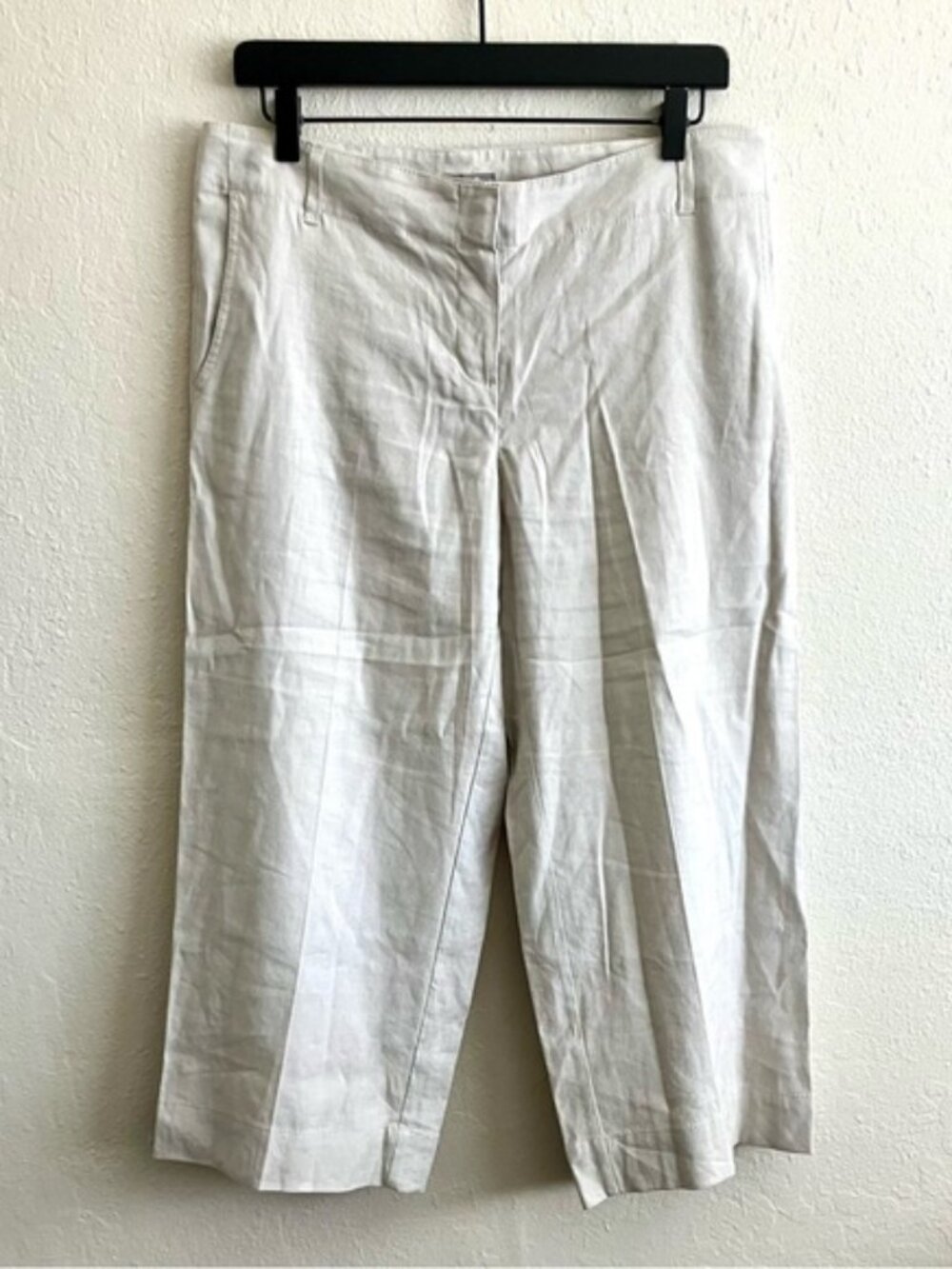 J. Jill Stretch Linen Crop Pants
